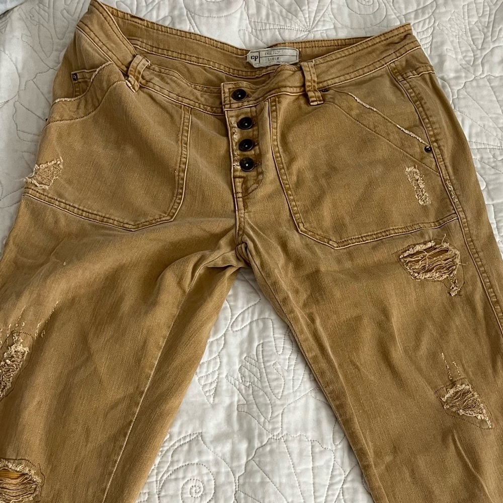 Free people distress jeans